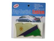 LESOTHO COUNTRY FLAG WAVY BUMPER DECAL STICKER EMBLEM ...