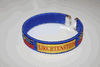 LIECHTENSTEIN BLUE COUNTRY FLAG FLEXIBLE  METAL NYLON BRACELET WRIST BAND ... NEW