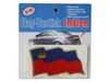 LIECHTENSTEIN COUNTRY FLAG WAVY BUMPER DECAL STICKER EMBLEM ...