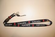 LINCOLN BLACK CAR AUTOMOBILE LANYARD KEYCHAIN PASSHOLDER  ... NEW