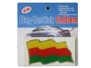 LITHUANIA COUNTRY FLAG WAVY BUMPER DECAL STICKER EMBLEM ...