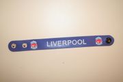 LIVERPOOL FC BLUE SOCCER WRIST BAND FOOTBALL...NEW