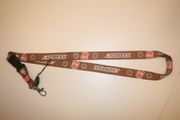 LIVERPOOL FC FOOTBALL CLUB BROWN SOCCER LANYARD KEYCHAIN PASSHOLDER .. NEW