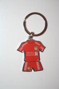 LIVERPOOL FC FOOTBALL CLUB SOCCER FOOTBALL METAL JERSEY KEYCHAIN .. NEW