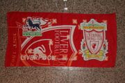LIVERPOOL FC FOOTBALL CLUB SOCCER LOGO YOU'LL NEVER WALK ALONE BEACH TOWEL ... NEW