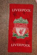 LIVERPOOL FOOTBALL CLUB BIG LOGO BEACH TOWEL. .. SOCCER . NEW