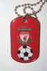 LIVERPOOL FOOTBALL CLUB SOCCER METAL DOG TAG NECKLACE ... NEW