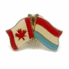 LUXEMBOURG / CANADA COUNTRY FLAG SMALL METAL FRIENDSHIP LAPEL PIN BADGE .. NEW LUXEMBOURG / CANADA COUNTRY FLAG SMALL METAL FRIENDSHIP LAPEL PIN BADGE .. NEW