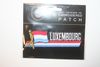 LUXEMBOURG COUNTRY FLAG WORD IRON-ON PATCH CREST BADGE .. NEW