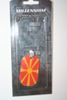 MACEDONIA COUNTRY FLAG METAL DOG TAG NECKLACE PENDANT .. NEW