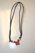 MACEDONIA COUNTRY FLAG METAL NECKLACE JEWELRY NEW