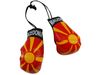 MACEDONIA COUNTRY FLAG MINI BOXING GLOVES ..HIGH QUALITY .. NEW