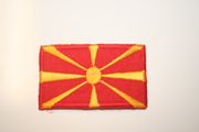 MACEDONIA COUNTRY FLAG NEW SMALL PATCH CREST BADGE ... NEW