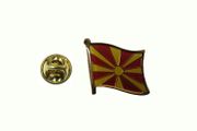 MACEDONIA COUNTRY FLAG SMALL METAL LAPEL PIN BADGE .. NEW