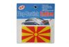MACEDONIA COUNTRY FLAG  BUMPER STICKER ... NEW