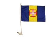 MADEIRA COUNTRY HEAVY DUTY CAR STICK FLAG .. SIZE : 12" X 18" INCH