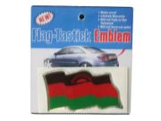 MALAWI COUNTRY FLAG WAVY BUMPER DECAL STICKER EMBLEM ...