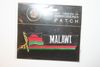 MALAWI COUNTRY FLAG WORD IRON ON PATCH CREST BADGE .. NEW