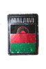 MALAWI SQUARE COUNTRY FLAG METALLIC BUMPER STICKER DECAL .. SIZE 3" X 4" INCHES .. NEW