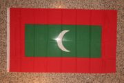 MALDIVES COUNTRY 3' X 5' FEET NATIONAL FLAG BANNER .. NEW