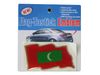 MALDIVES COUNTRY FLAG WAVY BUMPER DECAL STICKER EMBLEM ...