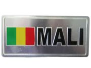MALI COUNTRY FLAG SMALL METAL LICENSE PLATE DECAL STICKER EMBLEM .. NEW