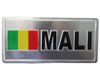 MALI COUNTRY FLAG SMALL METAL LICENSE PLATE DECAL STICKER EMBLEM .. NEW