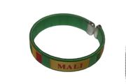 MALI GREEN COUNTRY FLAG C' BRACELET WRISTBAND