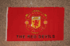 MANCHESTER UNITED 3' X 5' RED DEVILS FLAG LARGE BANNER .. FOOTBALL SOCCER ..  NEW