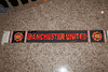 MANCHESTER UNITED BLACK & RED ULTRA THIN PRINTED SCARF... NEW MANCHESTER UNITED BLACK & RED ULTRA THIN PRINTED SCARF... NEW
