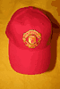 MANCHESTER UNITED FC FOOTBALL CLUB RED HAT CAP ... SOCCER ... NEW