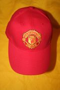 MANCHESTER UNITED FC FOOTBALL CLUB RED HAT CAP ... SOCCER ... NEW