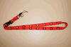 MANCHESTER UNITED FC FOOTBALL CLUB RED SOCCER LANYARD KEYCHAIN PASSHOLDER....NEW