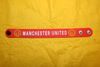 MANCHESTER UNITED FC FOOTBALL CLUB RED SOCCER  WRIST BAND BRACELET ...NEW