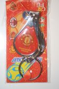 MANCHESTER UNITED FC FOOTBALL CLUB SOCCER FINGER NAIL CLIPPERS KEYCHAIN ... NEW IN PACKAGE