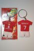 MANCHESTER UNITED FC FOOTBALL CLUB SOCCER JERSEY RONALDO KEYCHAIN ... NEW