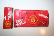 MANCHESTER UNITED FOOTBALL CLUB SOCCER PENCIL CASE .. SCHOOL SUPPLIES .. NEW