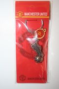 MANCHESTER UNITED FOOTBALL SHOE SOCCER BALL METAL KEYCHAIN .. NEW