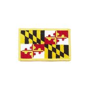 MARYLAND USA STATE FLAG IRON ON PATCH CREST BADGE 2 1/8 X 3 1/4 INCHES ... NEW