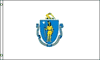MASSACHUSETTS USA STATE 3' X 5' FEET NATIONAL FLAG ... LARGE BANNER TAPESTRY.