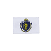 MASSACHUSETTS USA STATE FLAG IRON ON PATCH CREST BADGE 2 1/8 X 3 1/4 INCHES ... NEW