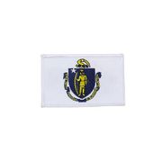 MASSACHUSETTS USA STATE FLAG IRON ON PATCH CREST BADGE 2 1/8 X 3 1/4 INCHES ... NEW