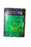 MAURITANIA SQUARE COUNTRY FLAG METALLIC BUMPER STICKER DECAL .. SIZE 3" X 4" INCHES .. NEW