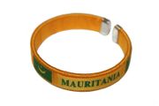 MAURITANIA YELLOW COUNTRY FLAG C' BRACELET WRISTBAND