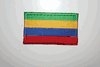 MAURITIUS COUNTRY FLAG SMALL IRON ON PATCH CREST BADGE . NEW