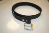 MENS ITALIAN STYLE BLACK BELT WITH REMOVABLE BELT BUCKLE .. NEW