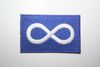 METIS BLUE NATIVE INDIAN IRON ON PATCH CREST BADGE .. NEW