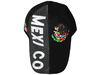 MEXICO BLACK COUNTRY FLAG EMBOSSED HAT CAP .. NEW