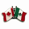 MEXICO / CANADA COUNTRY FLAG SMALL METAL FRIENDSHIP LAPEL PIN BADGE .. NEW MEXICO / CANADA COUNTRY FLAG SMALL METAL FRIENDSHIP LAPEL PIN BADGE .. NEW