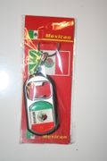 MEXICO COUNTRY FLAG BOTTLE OPENER KEYCHAIN LIGHT .. FIFA WORLD CUP SOCCER FOOTBALL .. NEW